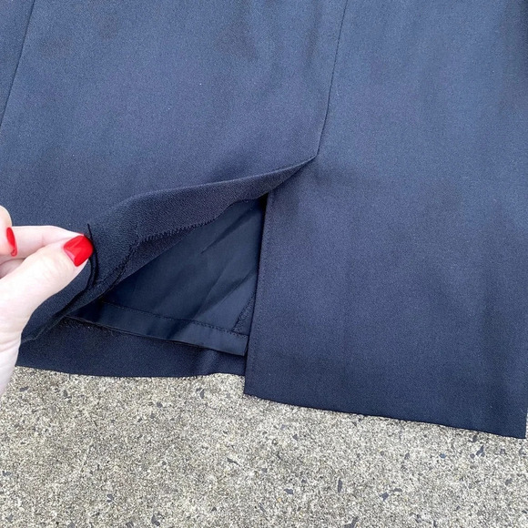 Vintage Alex Evenings Black Beaded Made In U.S.A Cocktail Knee Length Dress - Picture 9 of 13